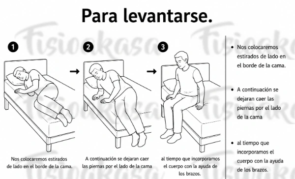 levantar cama